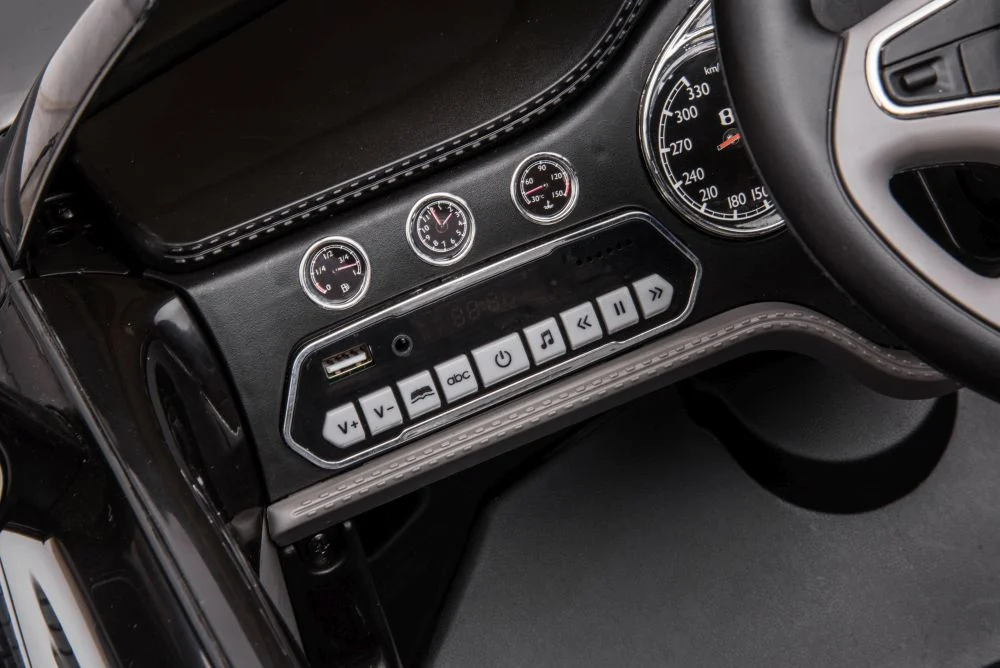 Automobil na baterije Bentley Mulsanne crni auto na akumulator_7