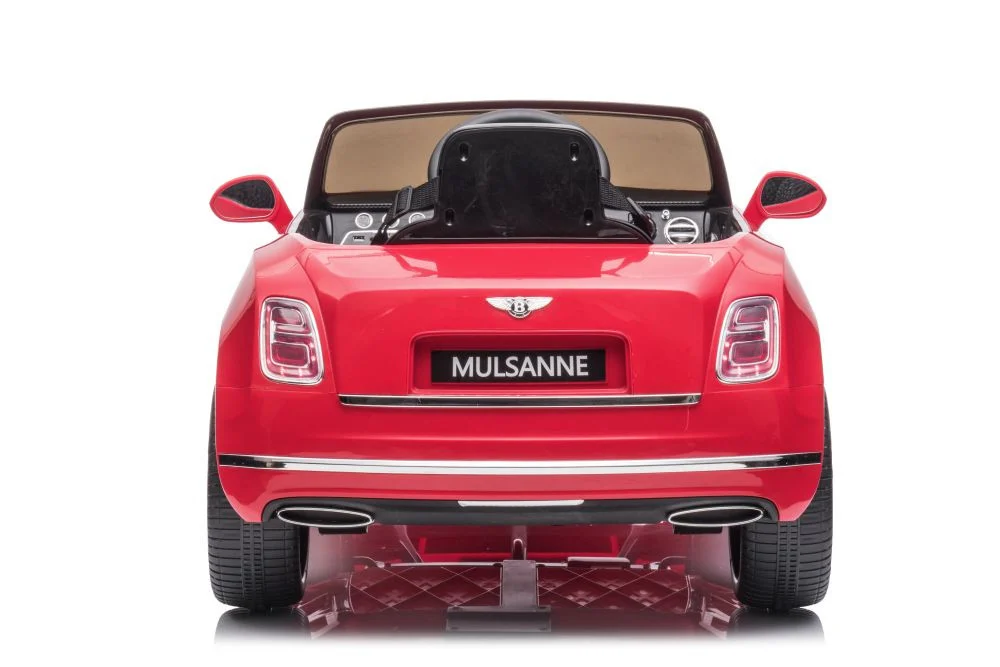 Automobil na baterije Bentley Mulsanne crveno obojen auto na akumulator_5