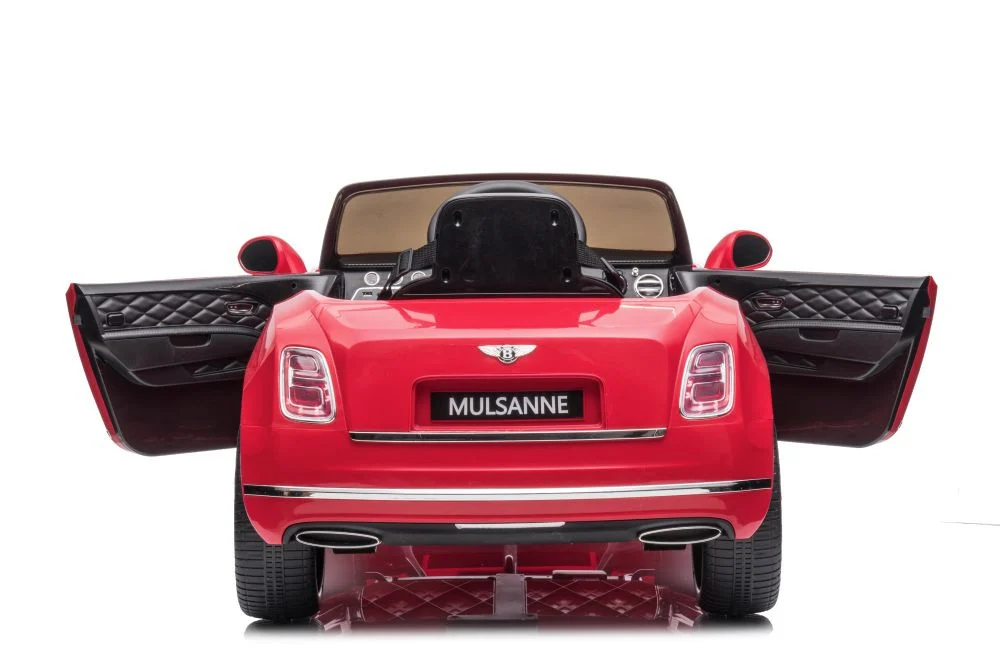 Automobil na baterije Bentley Mulsanne crveno obojen auto na akumulator_8
