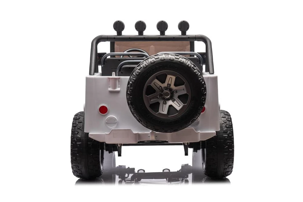 Automobil na baterije JH-102 Bijeli 4x4 auto na akumulator_2