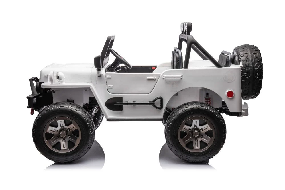 Automobil na baterije JH-102 Bijeli 4x4 auto na akumulator_4