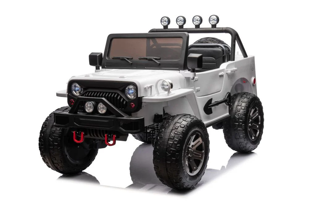 Automobil na baterije JH-102 Bijeli 4x4 auto na akumulator_6