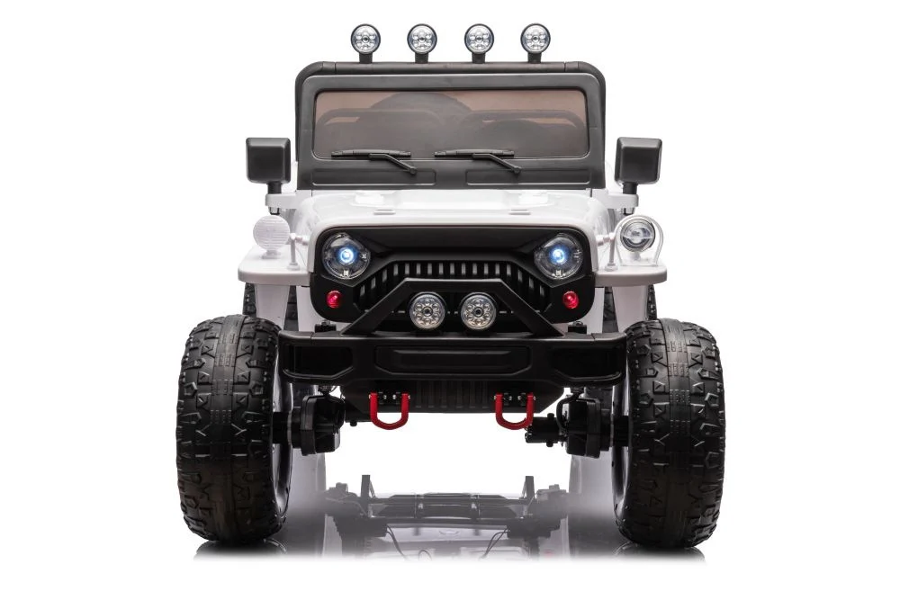 Automobil na baterije JH-102 Bijeli 4x4 auto na akumulator_7