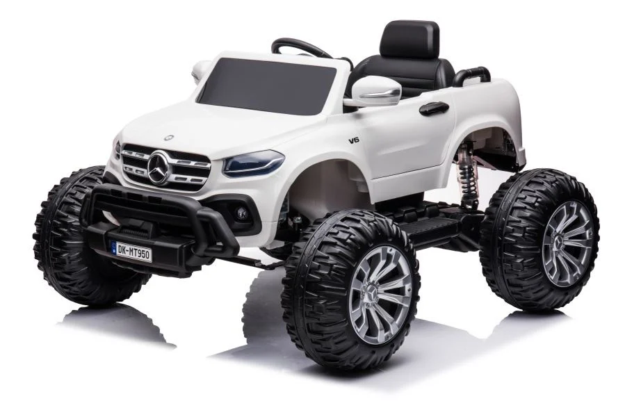 Automobil na baterije Mercedes DK-MT950 4x4 Bijeli auto na akumulator_4