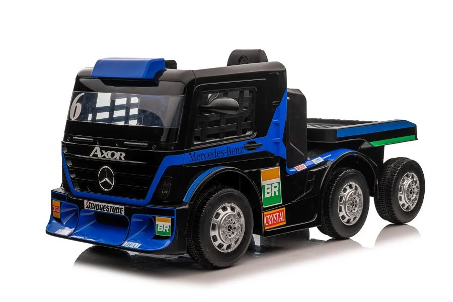 Automobil na baterije Mercedes XMX622B Poluprikolica Tamnoplavi LCD auto na akumulator_4