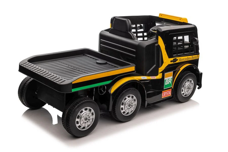 Automobil na baterije Mercedes XMX622B Poluprikolica Žuti LCD auto na akumulator_10