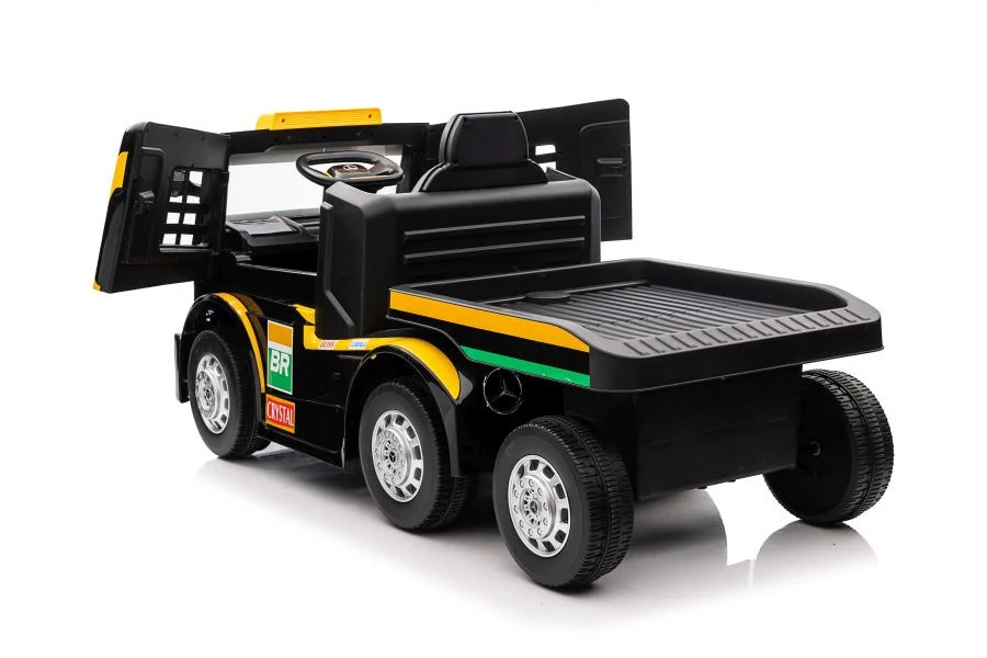 Automobil na baterije Mercedes XMX622B Poluprikolica Žuti LCD auto na akumulator_12