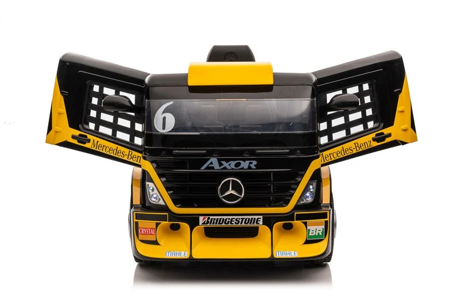 Automobil na baterije Mercedes XMX622B Poluprikolica Žuti LCD auto na akumulator_13