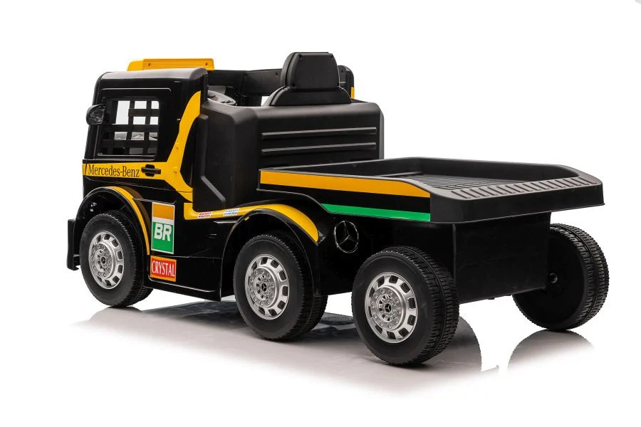 Automobil na baterije Mercedes XMX622B Poluprikolica Žuti LCD auto na akumulator_4
