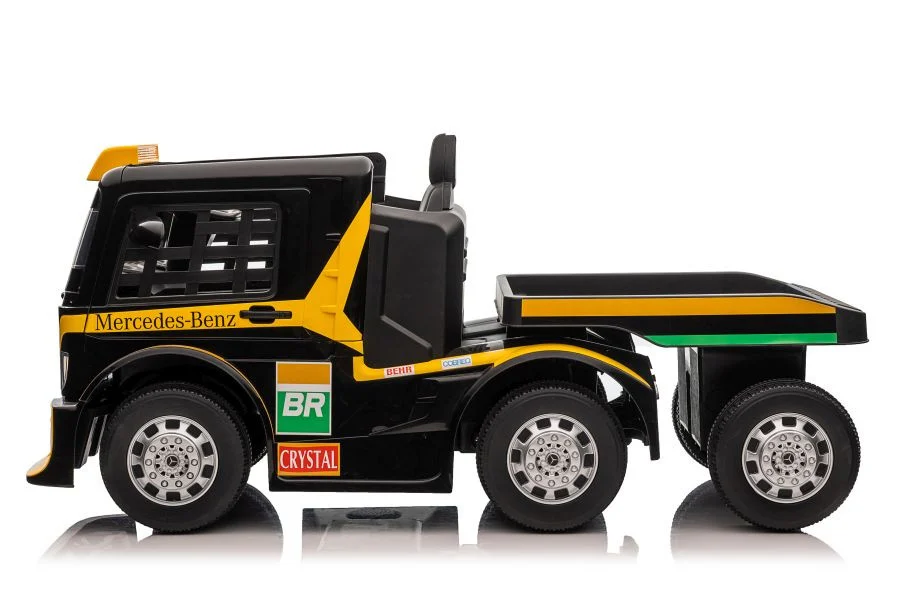 Automobil na baterije Mercedes XMX622B Poluprikolica Žuti LCD auto na akumulator_5