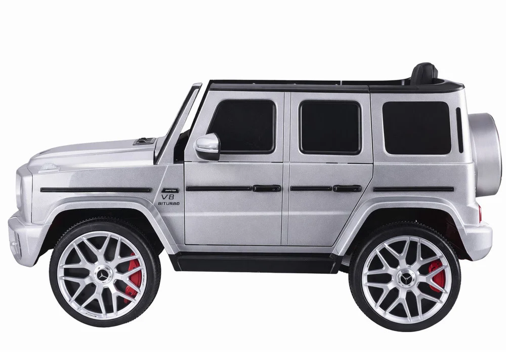Automobil na baterije S306-1 srebrni Mercedes G63 auto na akumulator_4
