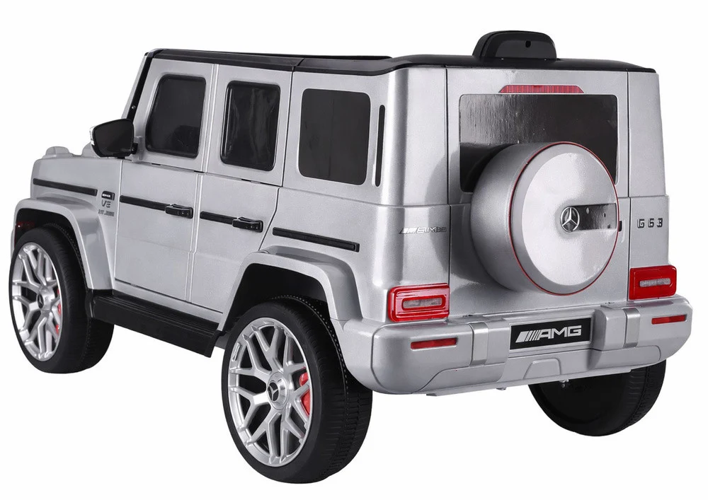 Automobil na baterije S306-1 srebrni Mercedes G63 auto na akumulator_5