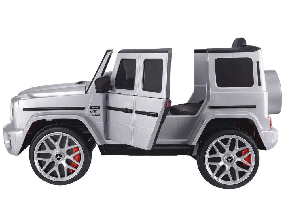 Automobil na baterije S306-1 srebrni Mercedes G63 auto na akumulator_7