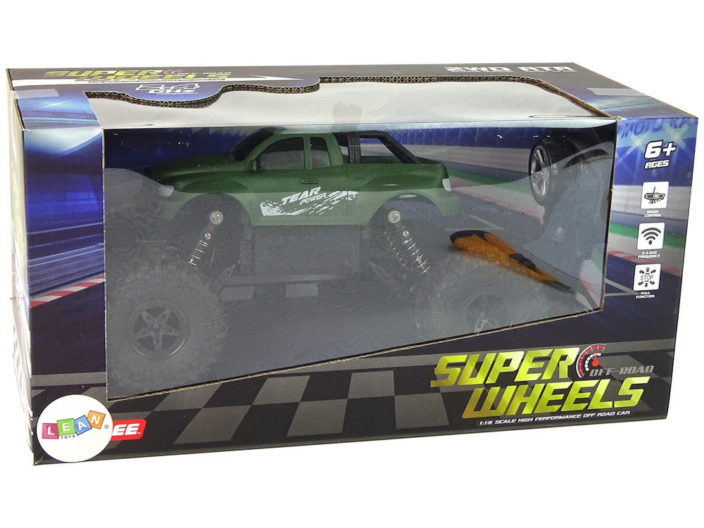 Automobil na daljinsko upravljanje 2,4 GHz 1:18 Zeleni_8