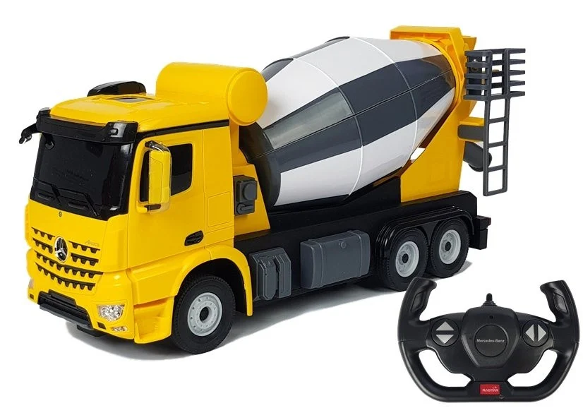 Automobil na daljinsko upravljanje Mercedes-Benz Arocs Rastar 1:14 žuti_2