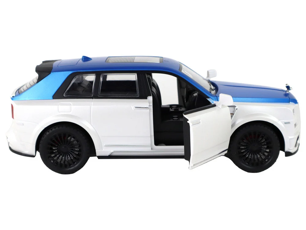 Automobil na daljinsko upravljanje bijelo-plavi 1:20_6