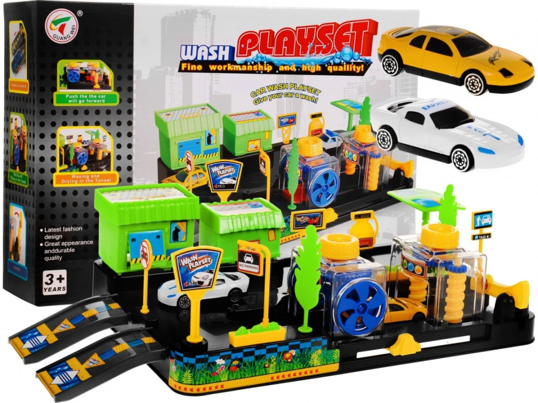 Autopraonica za djecu 3+ s 2 autića_1