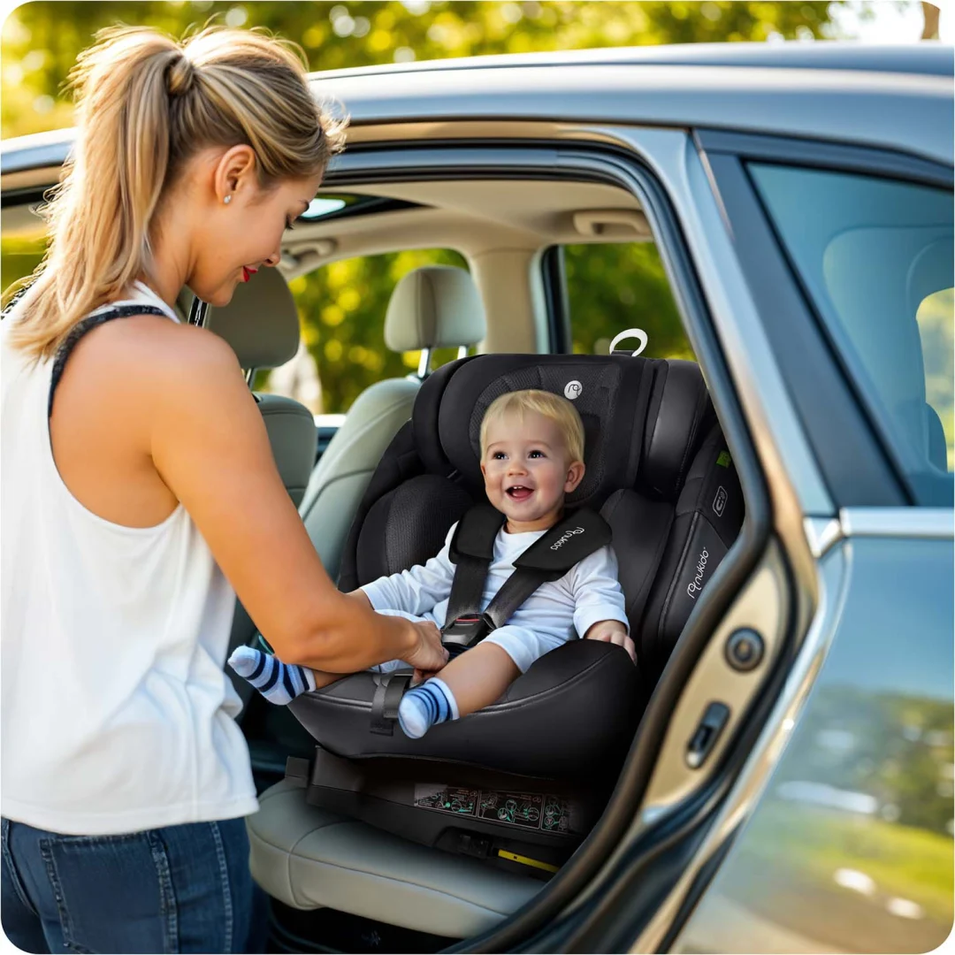 Autosjedalica Nukido Aero Line 0–36 kg, crna, ISOFIX_12