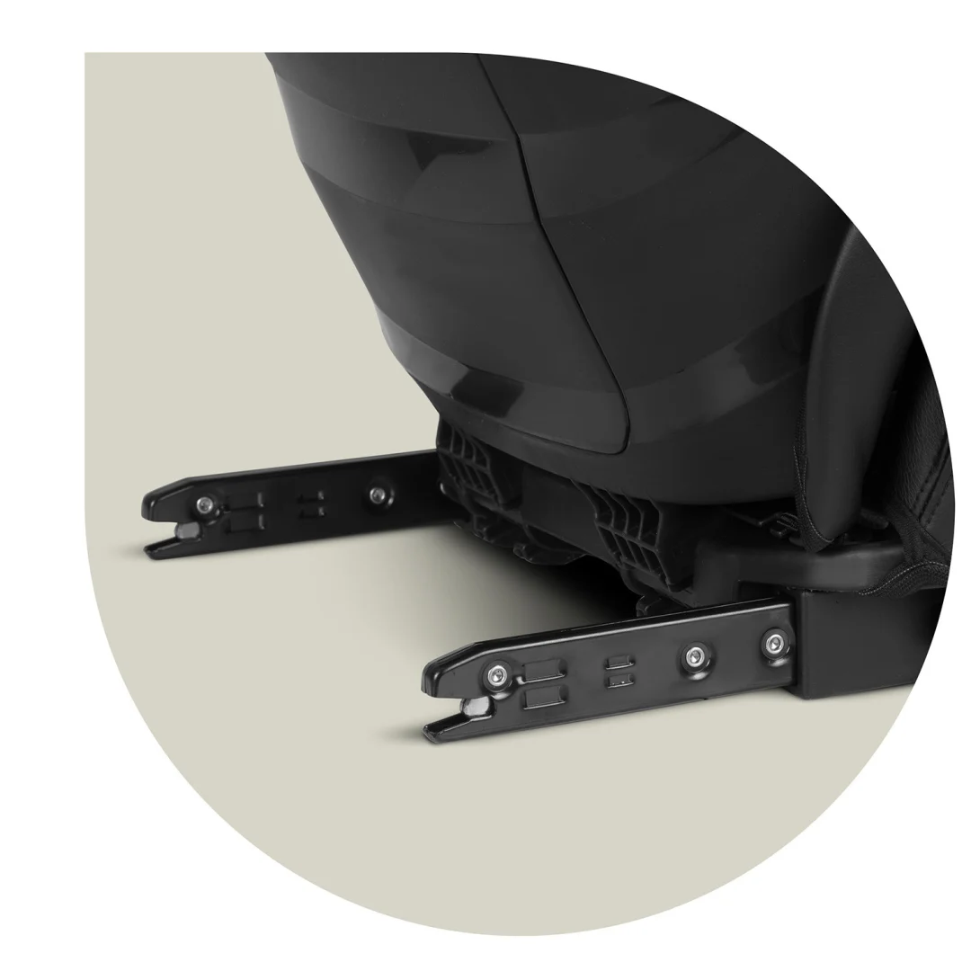 Autosjedalica Nukido Louis Soft 15–36 kg, crno/siva, ISOFIX_3