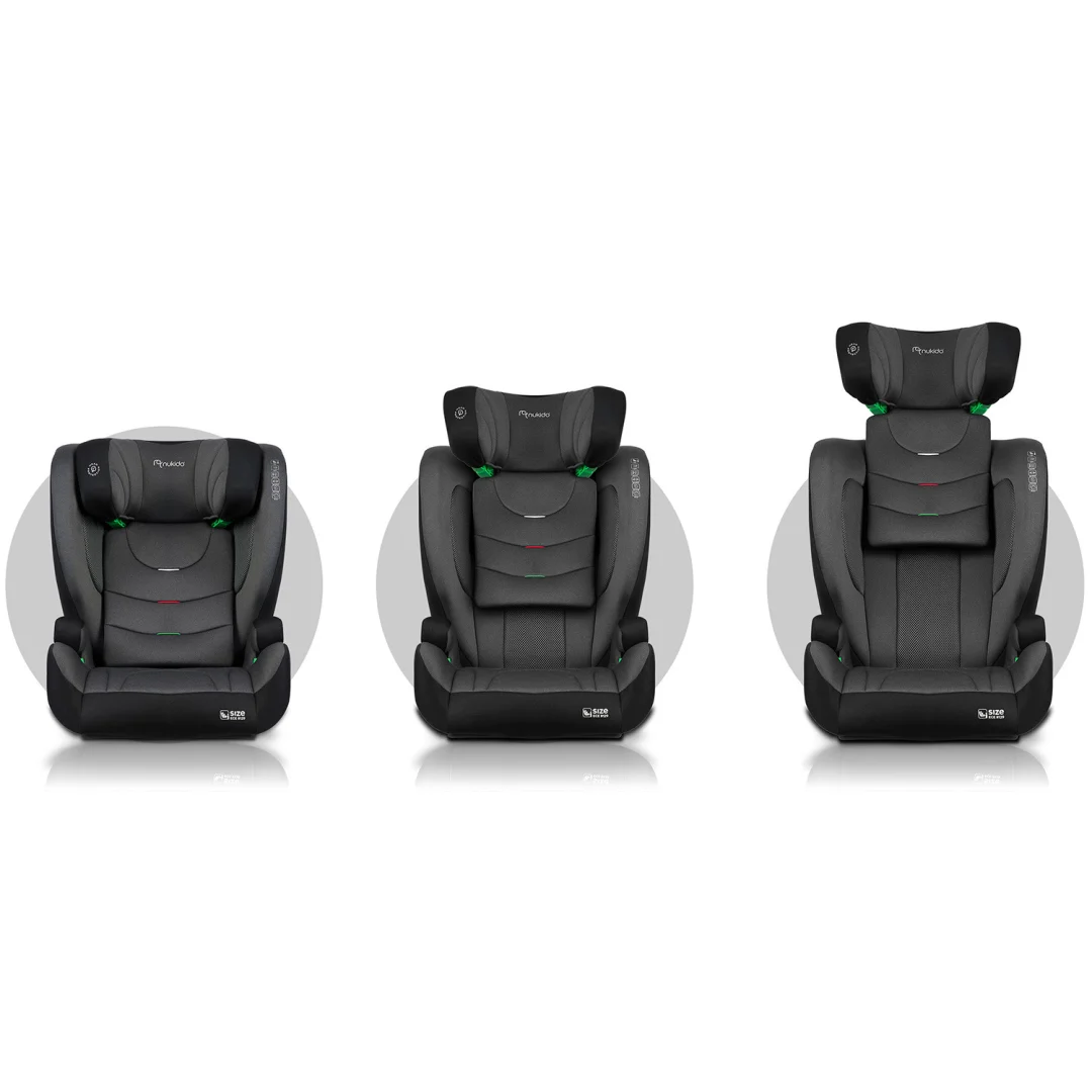 Autosjedalica Nukido Louis Soft 15–36 kg, crno/siva, ISOFIX_8