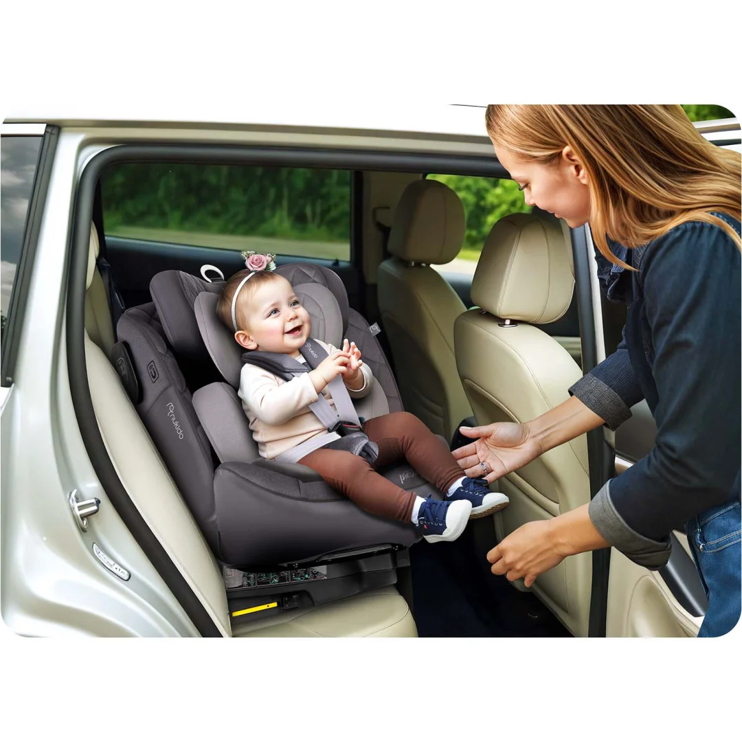 Autosjedalica Nukido Prestige Line 0–36 kg, siva, ISOFIX_14