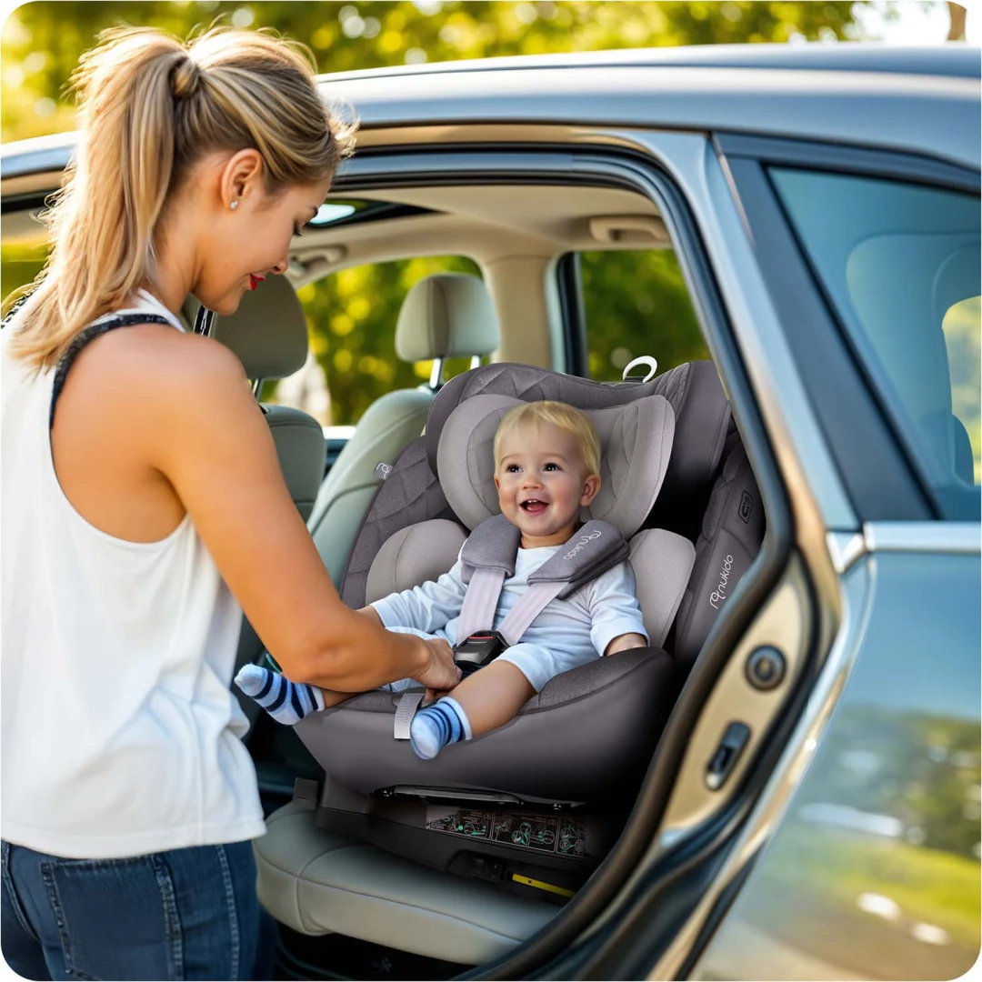 Autosjedalica Nukido Prestige Line 0–36 kg, siva, ISOFIX_15