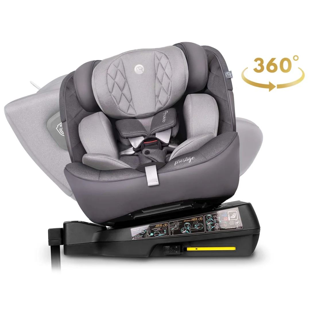 Autosjedalica Nukido Prestige Line 0–36 kg, siva, ISOFIX_9