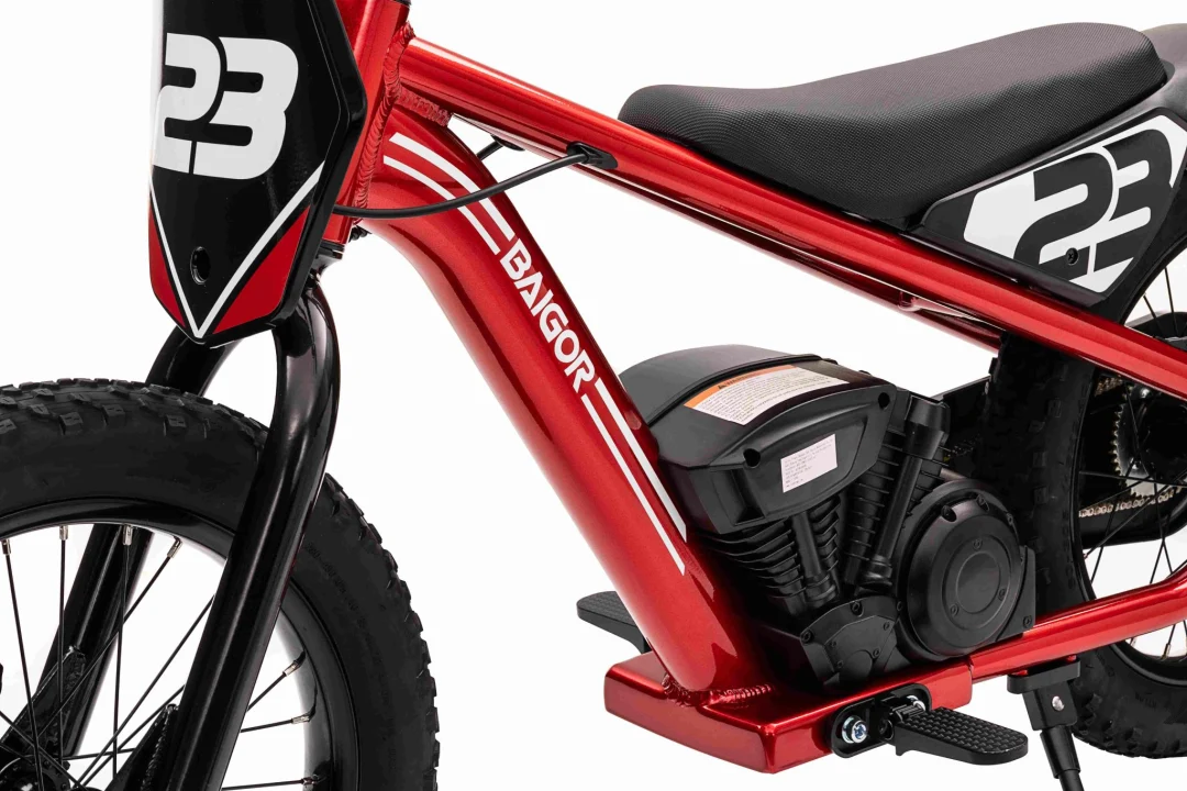 BAIGOR 23 PRO crveni motocikl, crvena motor na akumulator_15