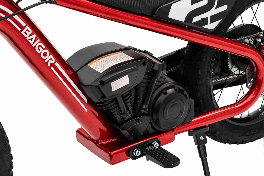 BAIGOR 23 PRO crveni motocikl, crvena motor na akumulator_16