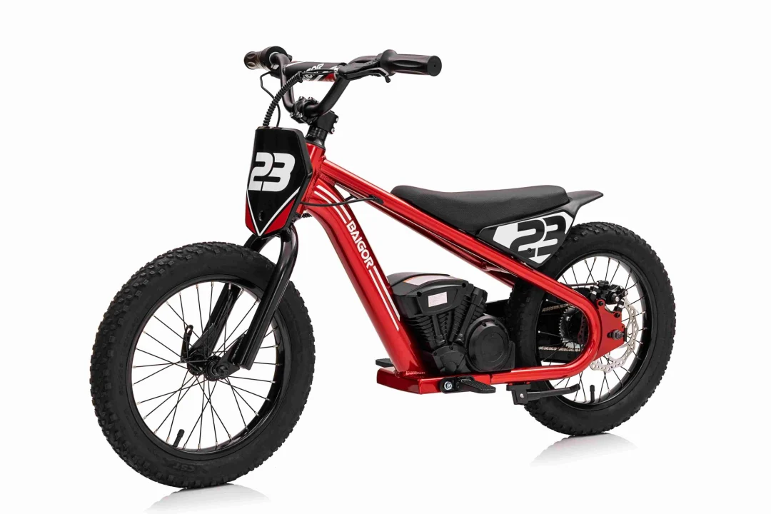 BAIGOR 23 PRO crveni motocikl, crvena motor na akumulator_34
