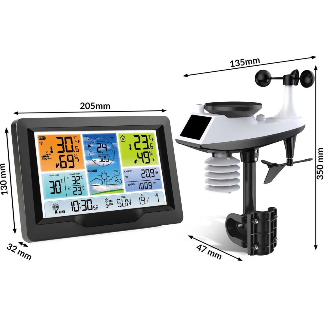 BD-905 grafitna meteorološka stanica sa zaslonom_4