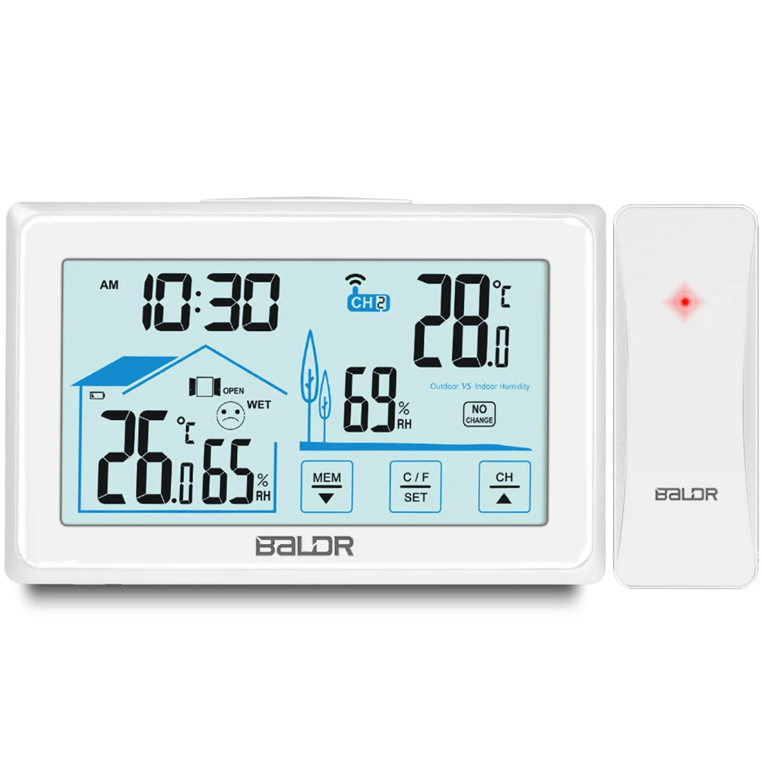 BD-910 bijela meteorološka stanica s zaslonom_2