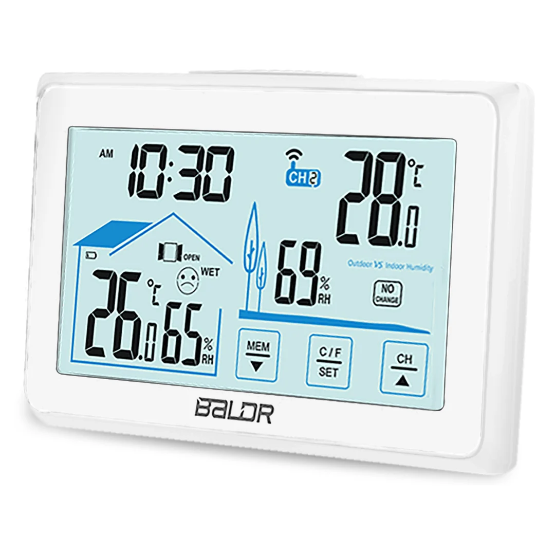 BD-910 bijela meteorološka stanica s zaslonom_3