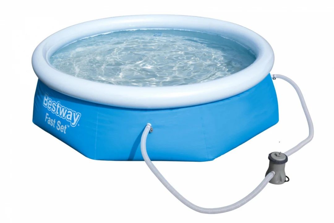 BESTWAY 8FT ekspanzijski bazen 244x66cm + pumpa + filter + krpa za popravak_2