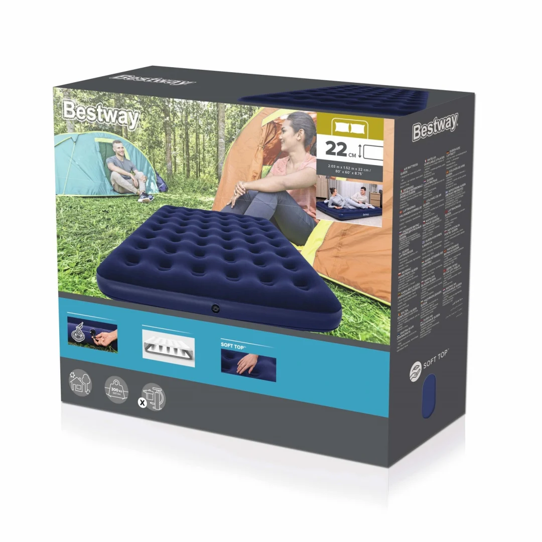 BESTWAY Horizon Queen napuhani madrac 203×152×22 cm_9