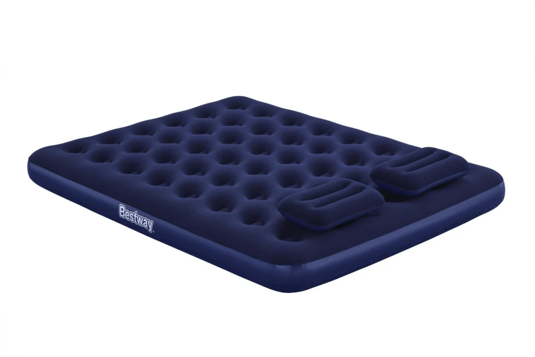 BESTWAY Queen napuhani madrac 203×152×22 cm s pumpom i 2 jastuka_2