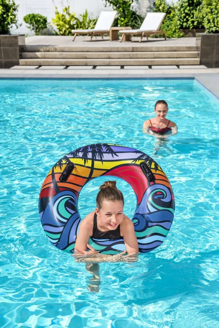 BESTWAY brodolomčev prsten za plivanje 91 cm, plavi_2