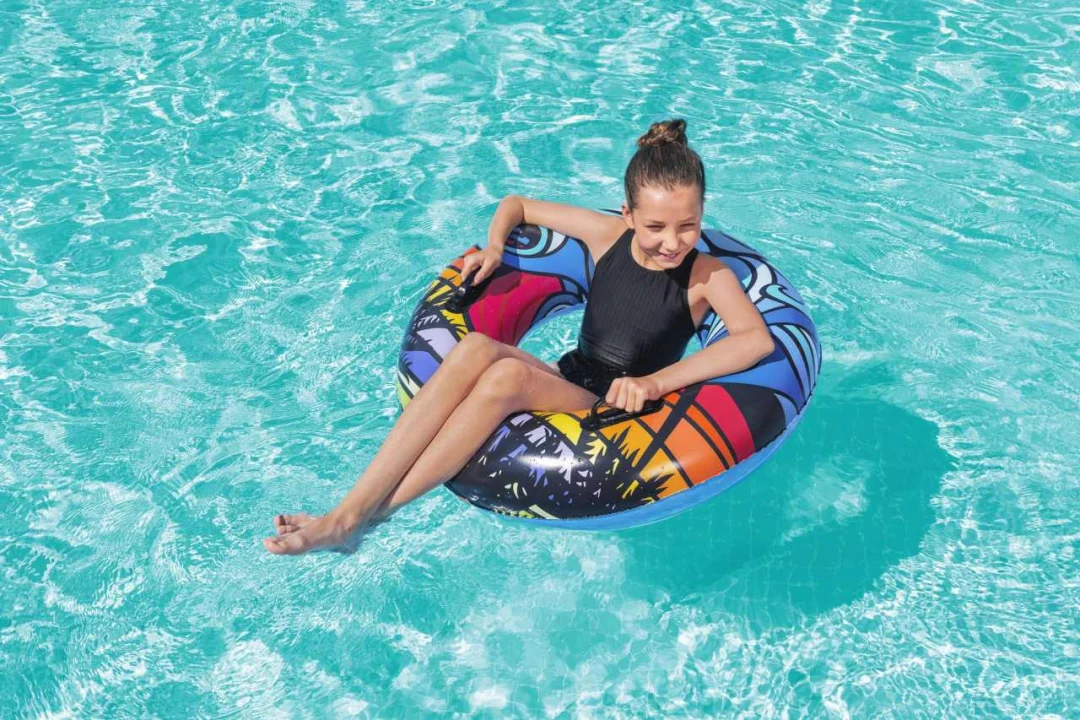 BESTWAY brodolomčev prsten za plivanje 91 cm, plavi_7