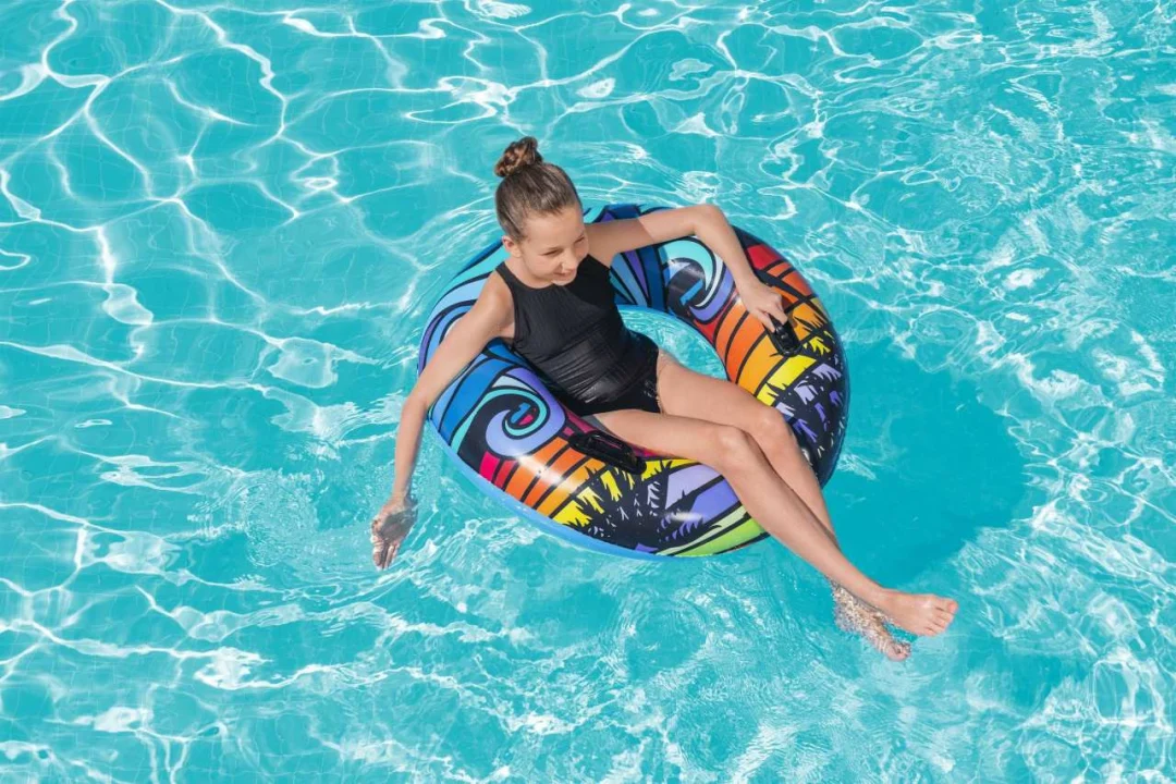 BESTWAY brodolomčev prsten za plivanje 91 cm, plavi_9