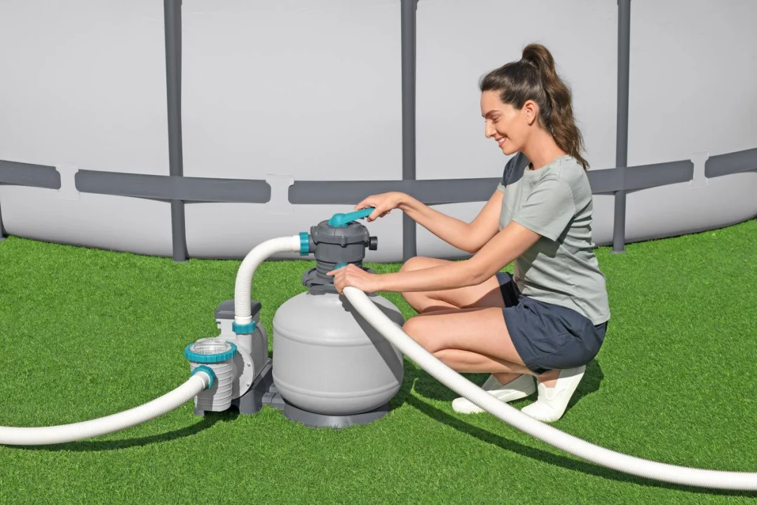 BESTWAY pumpa za pješčani filter za bazene 11355 l + priključci + crijeva_9