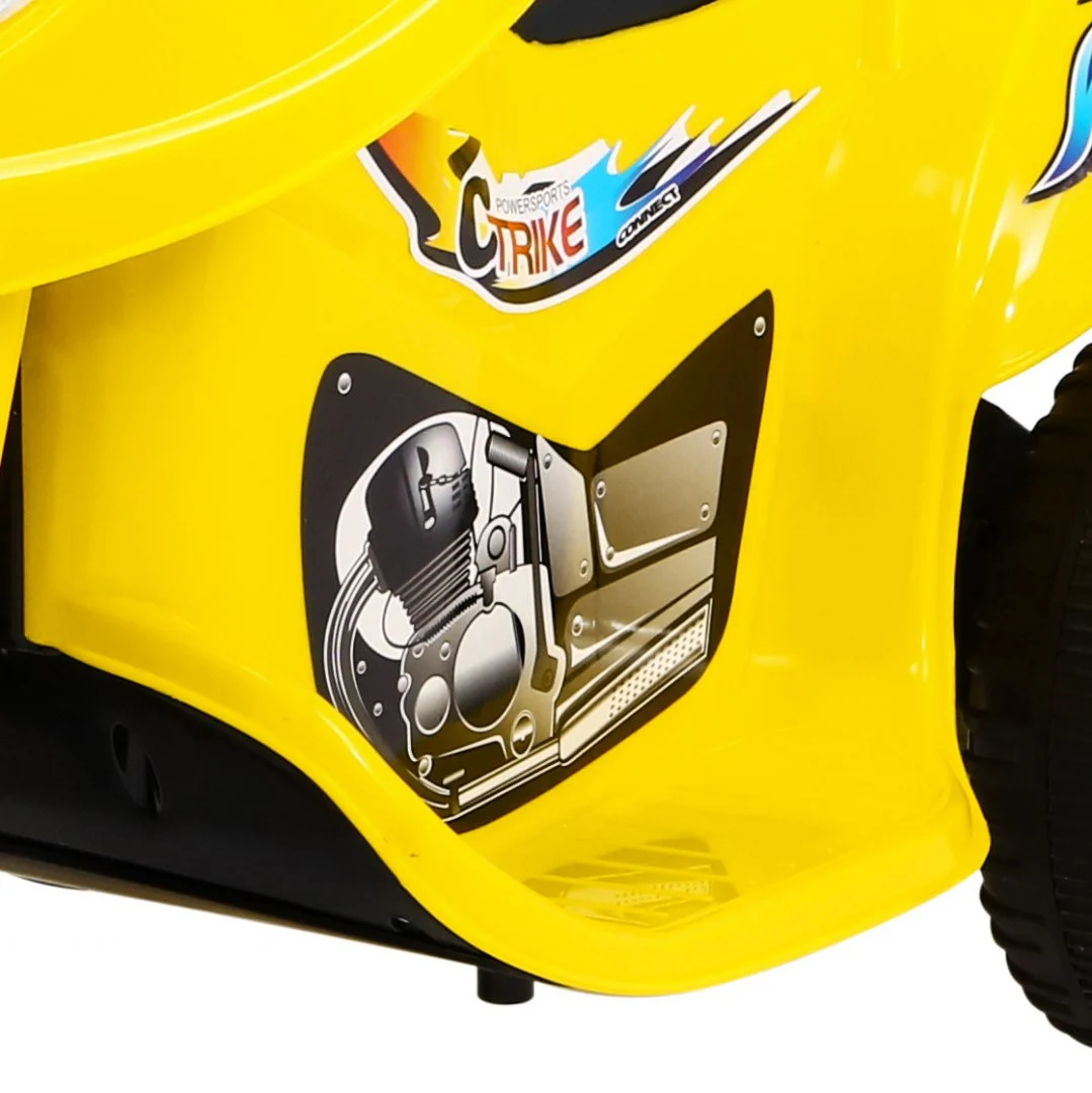 BJX-088 Električni tricikl za najmlađu djecu Žuti + Zvuci + Svjetla, žuta motor na akumulator_10