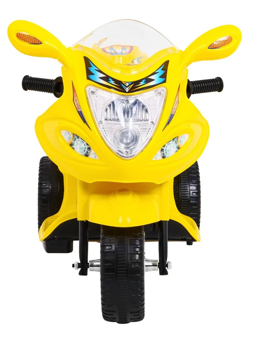 BJX-088 Električni tricikl za najmlađu djecu Žuti + Zvuci + Svjetla, žuta motor na akumulator_3
