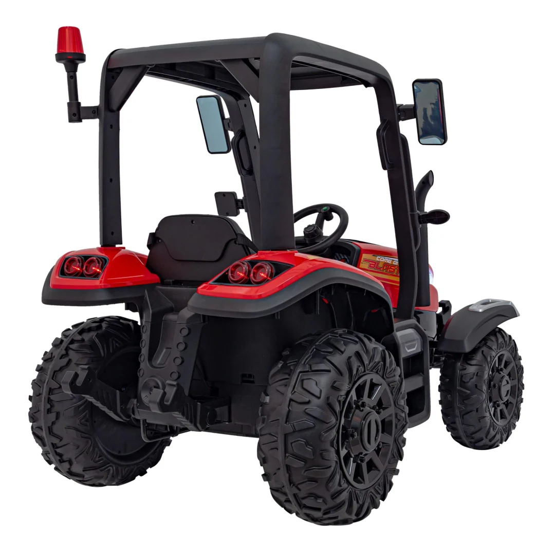 BLAST traktor s prikolicom crveni 24V_11