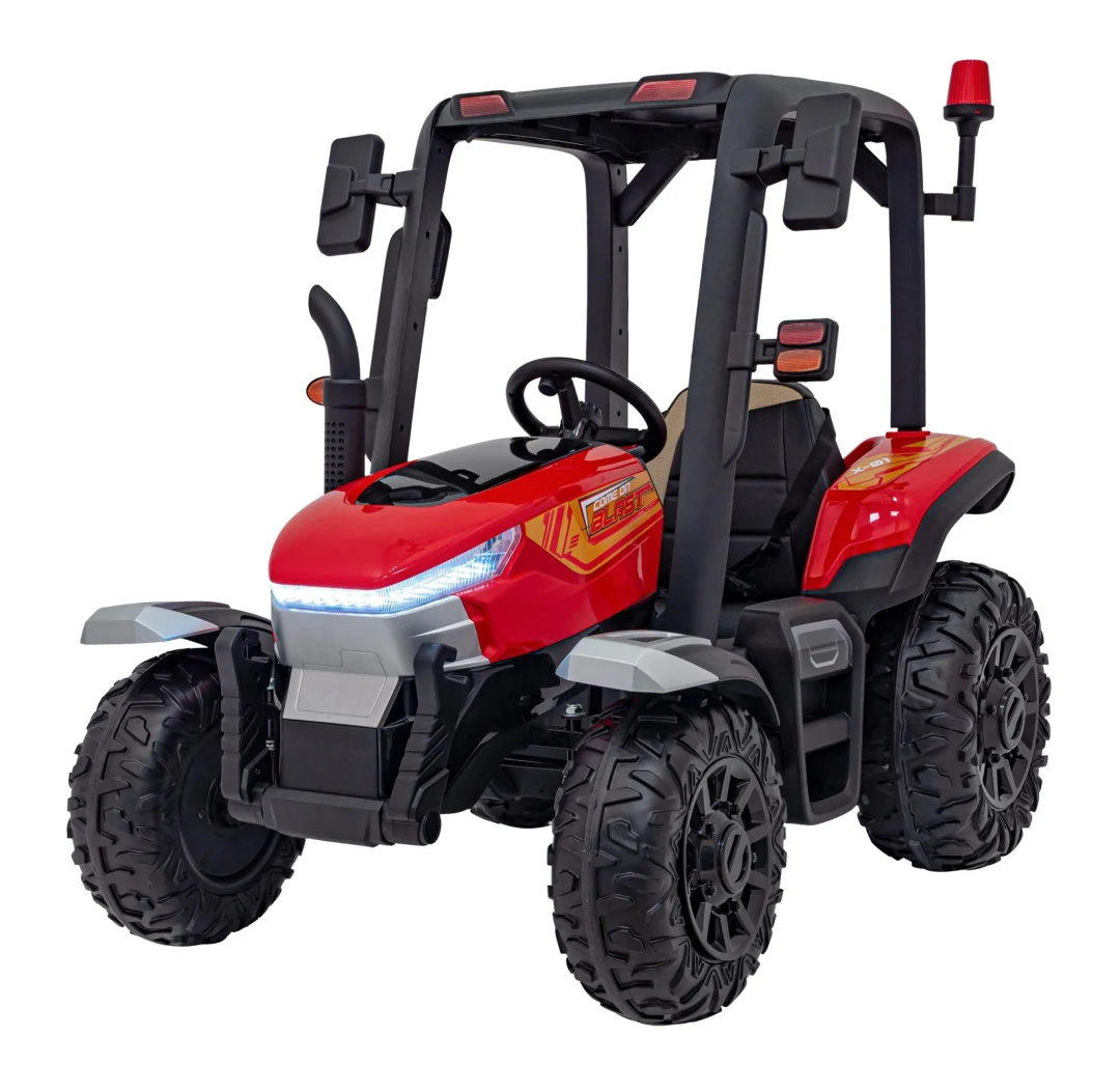 BLAST traktor s prikolicom crveni 24V_5