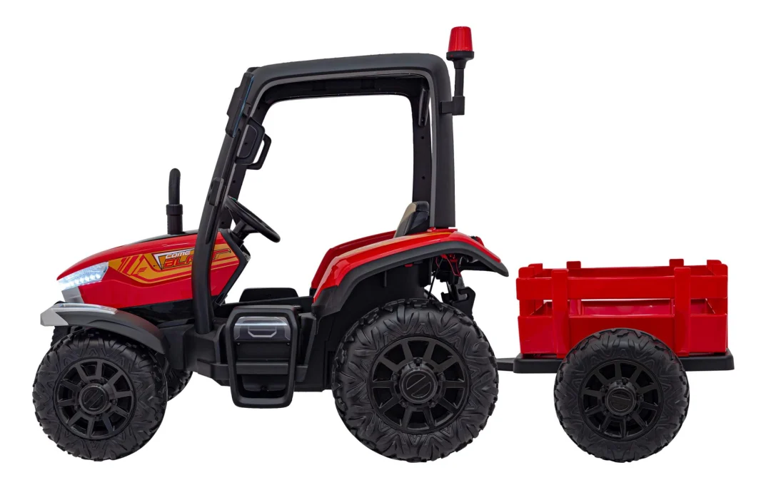 BLAST traktor s prikolicom crveni 24V_7