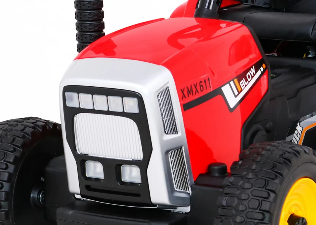 BLOW traktor s prikolicom na akumulator crveni_10