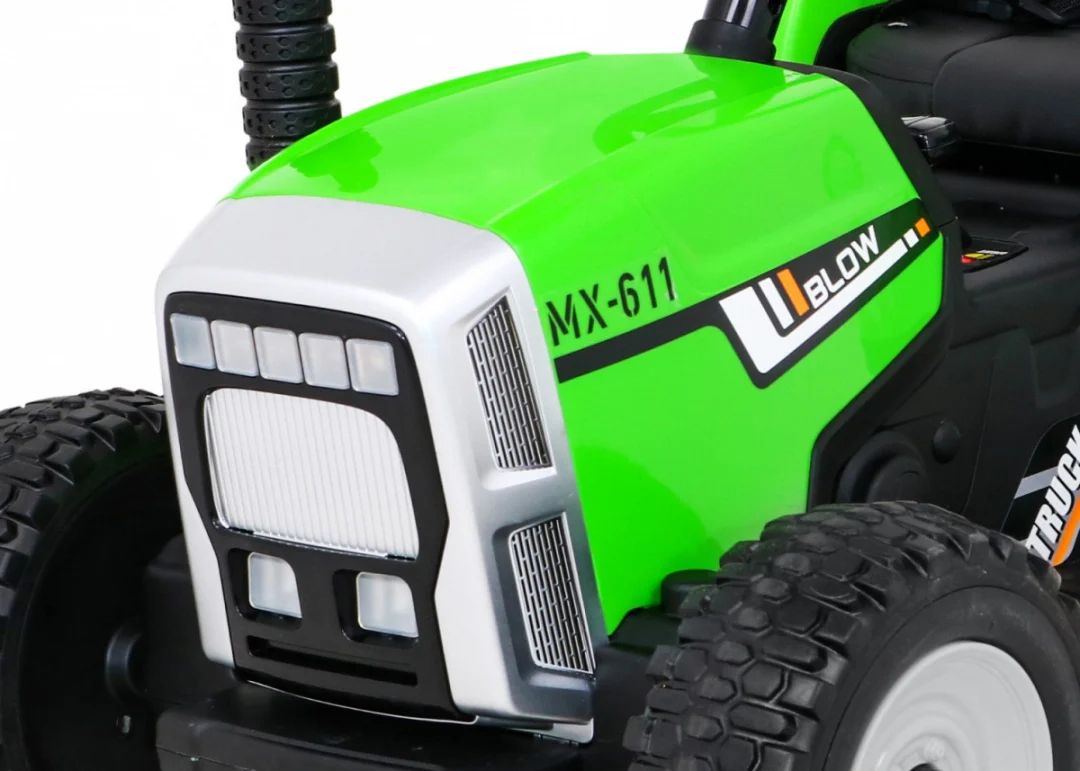 BLOW traktor s prikolicom na akumulator zeleni_10