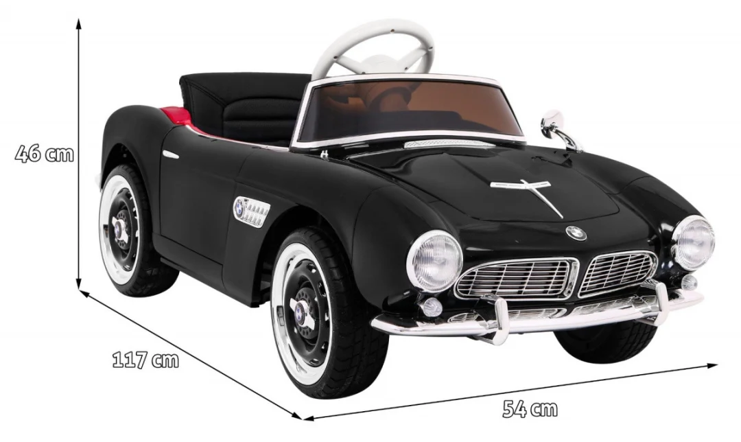 BMW 507 retro auto na akumulator crni_2