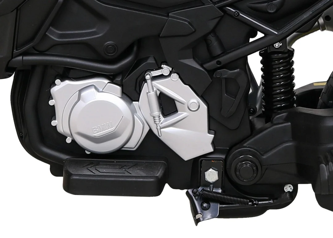 BMW F850 GS policijski motocikl na baterije za djecu + pomoćni kotači + sirena + svjetla + 2 kofera motor na akumulator_12
