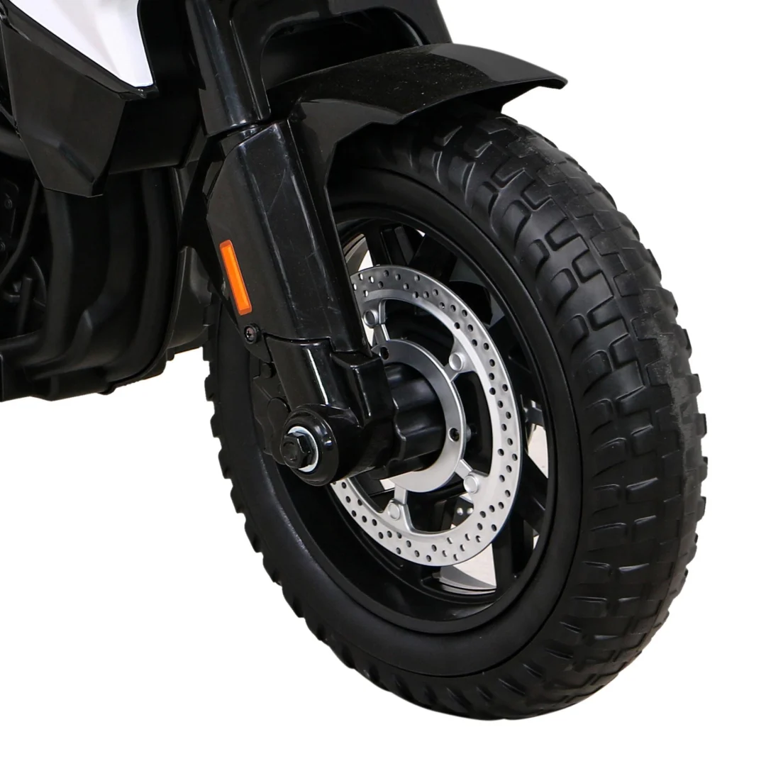 BMW F850 GS policijski motocikl na baterije za djecu + pomoćni kotači + sirena + svjetla + 2 kofera motor na akumulator_14